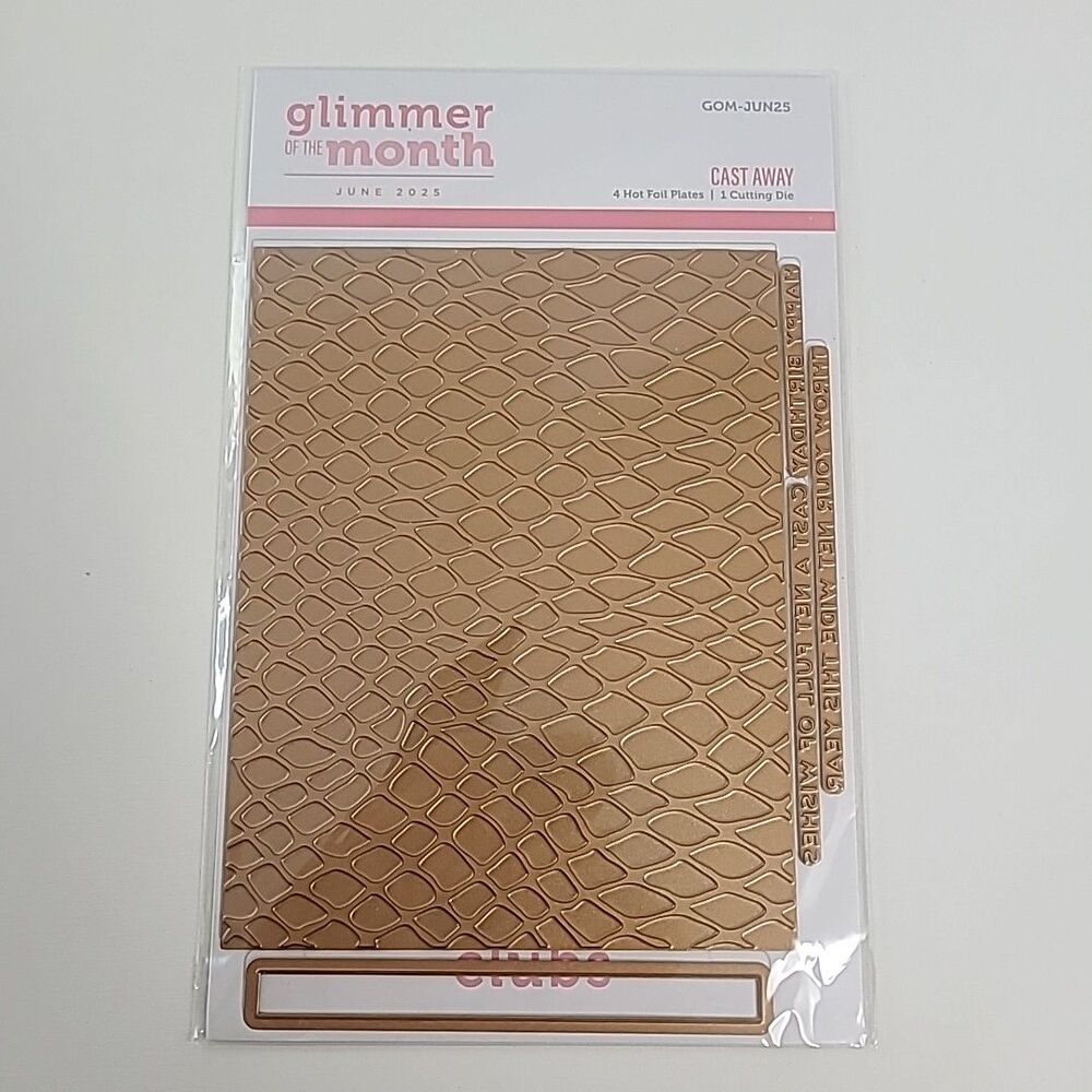 Spellbinders Glimmer Of The Month Club June 2025 "Cast Away"